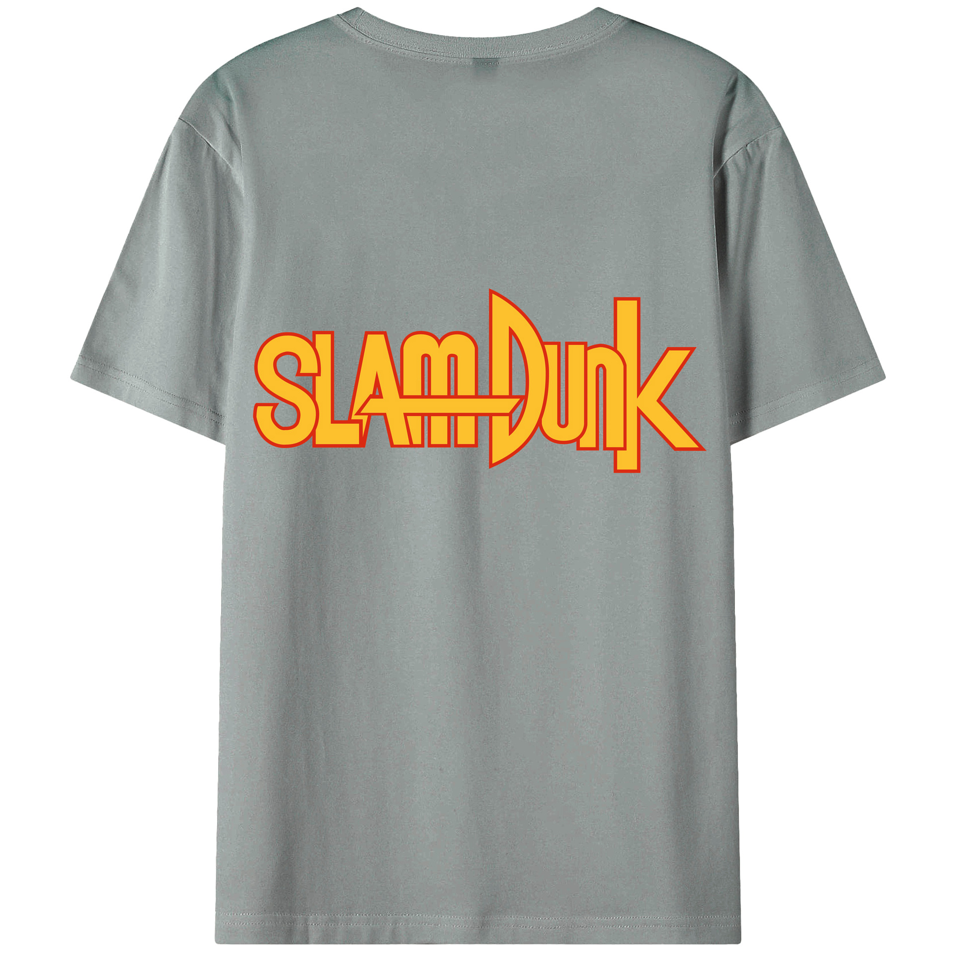 （画像用） SLAM DUNK／スラムダンク 綿100％ メンズ半袖Tシャツ（バックプリント） 通気性